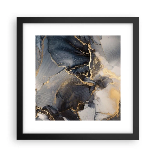 Poster în ramă neagră - Viața unei pietre - 30x30 cm