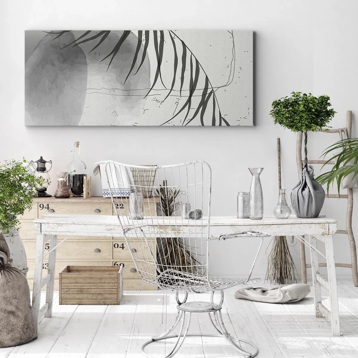 Tablou pe pânză - Exotismul subtil al naturii - 100x40 cm