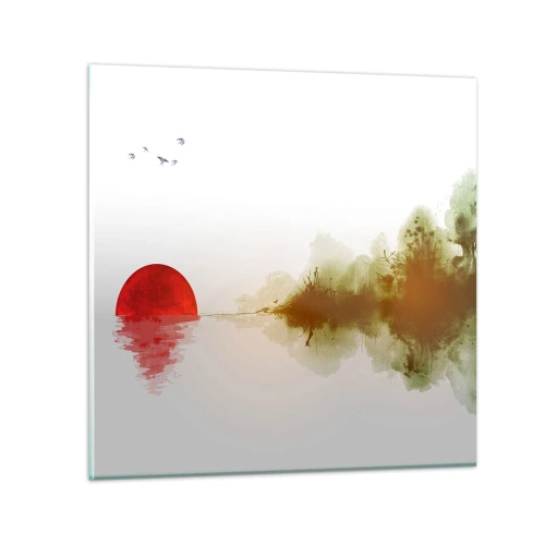 Tablou pe sticlă - Promisiune de liniște - 40x40 cm