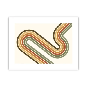 Poster - Cu zigzag până la destinație - 40x30 cm