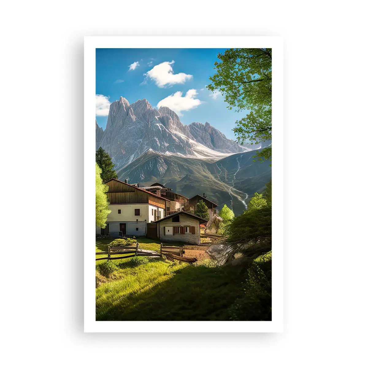 Poster - Idilă alpină - 61x91 cm