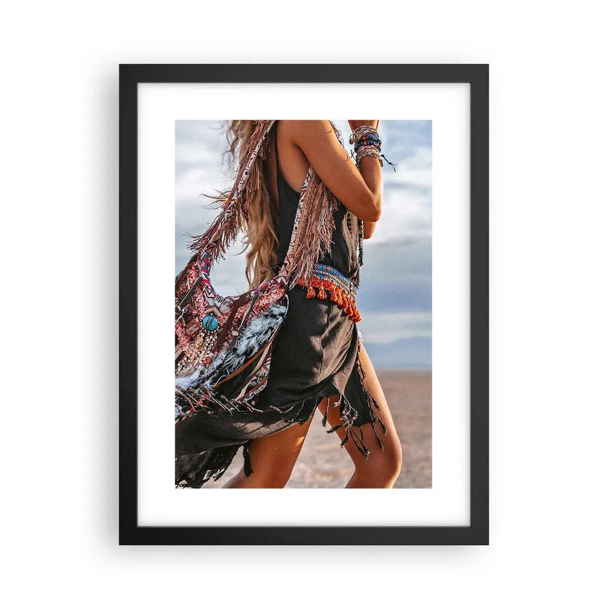 Poster în ramă neagră - Iubita șamanului - 30x40 cm
