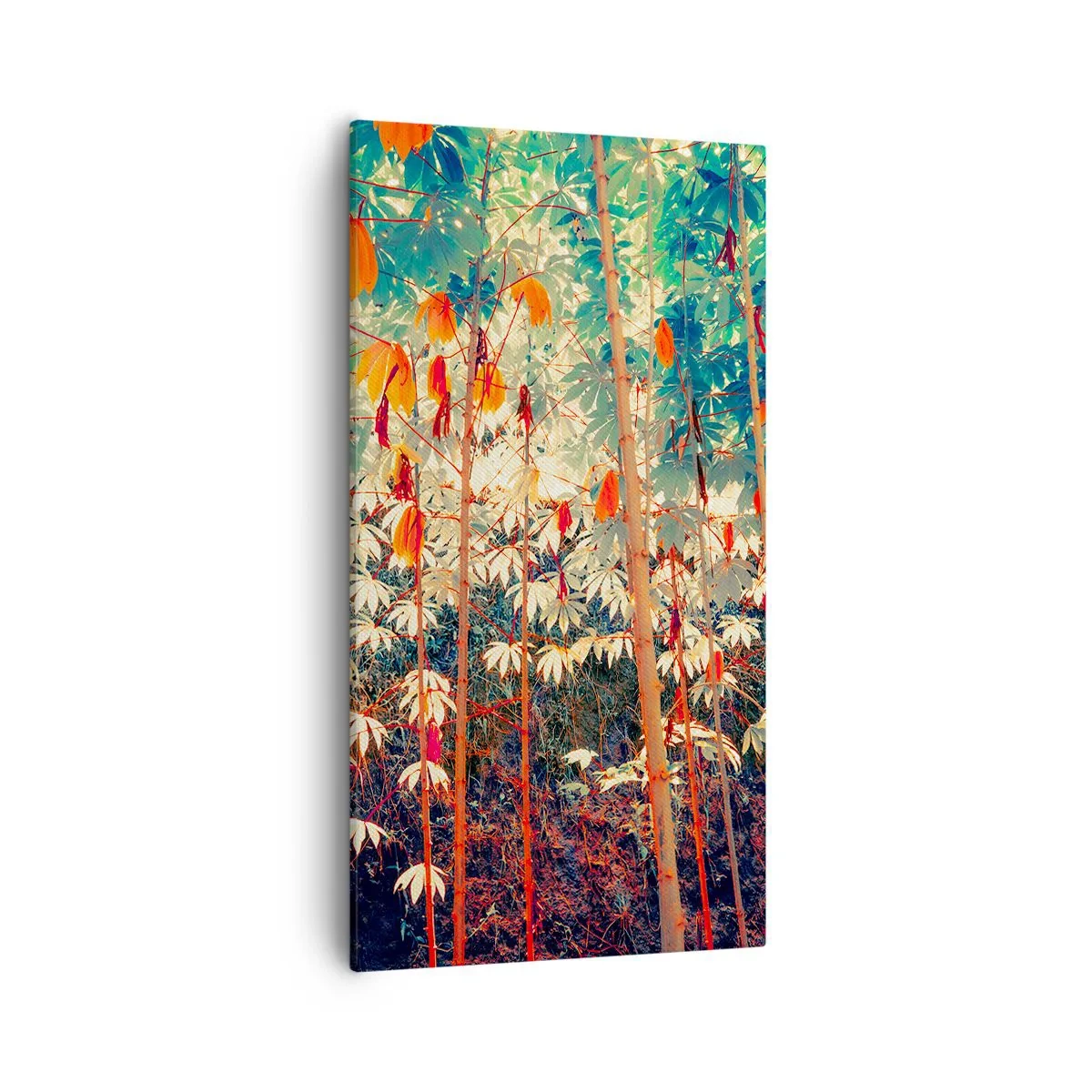 Tablou pe pânză - Viața secretă a frunzelor - 55x100 cm