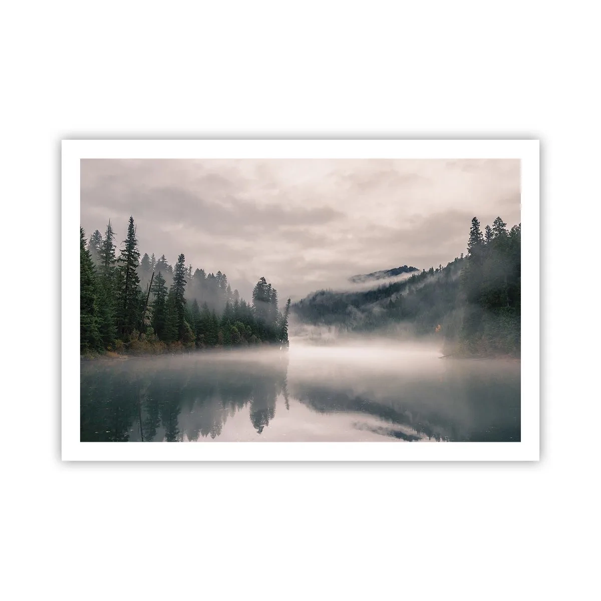 Poster - În reverie, în ceață - 91x61 cm