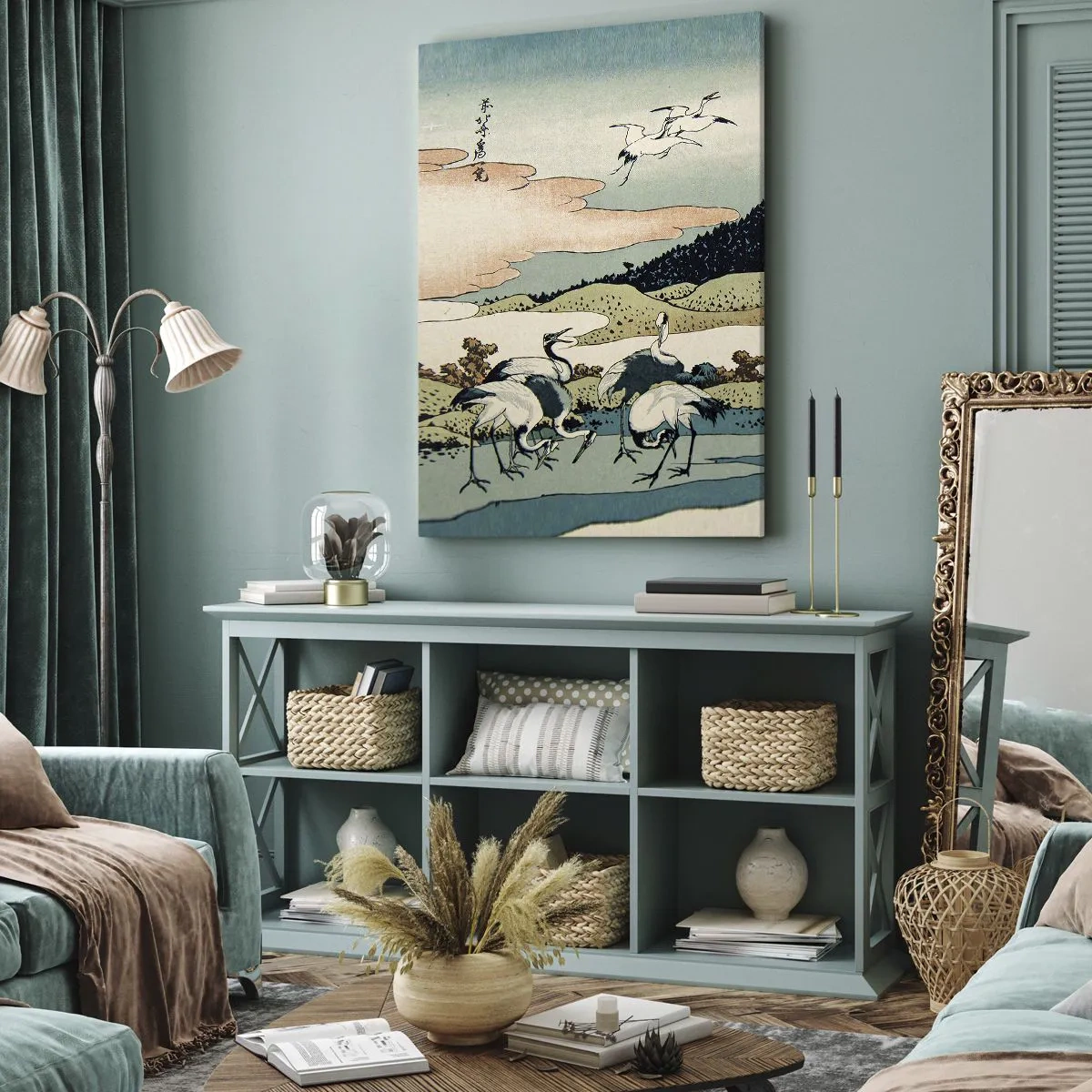 Tablou pe pânză - În mod japonez - 70x100 cm