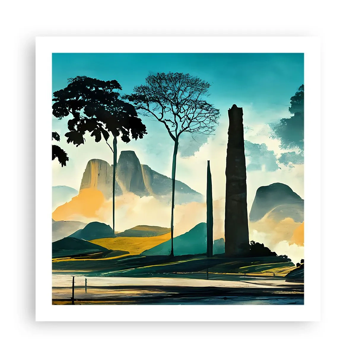 Poster - Din ce în ce mai sus - 60x60 cm