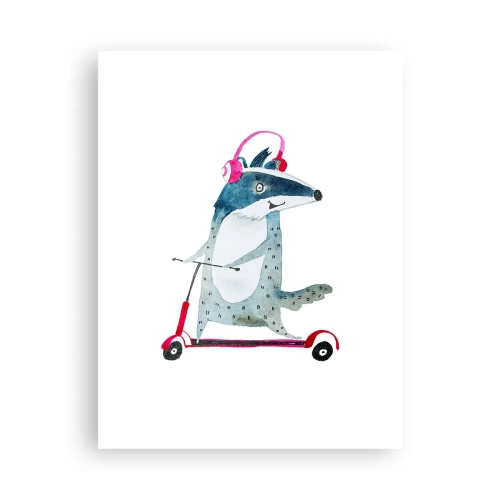 Poster - Bucurie de bursuc - 30x40 cm