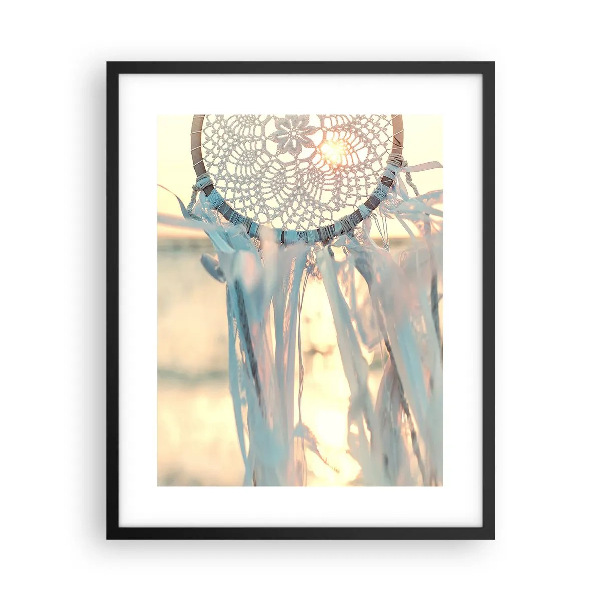 Poster în ramă neagră - Totem de dantelă - 40x50 cm
