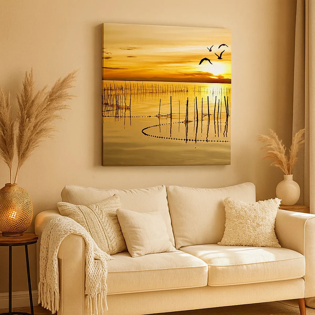 Tablou pe pânză - În zona pescuitului - 30x30 cm