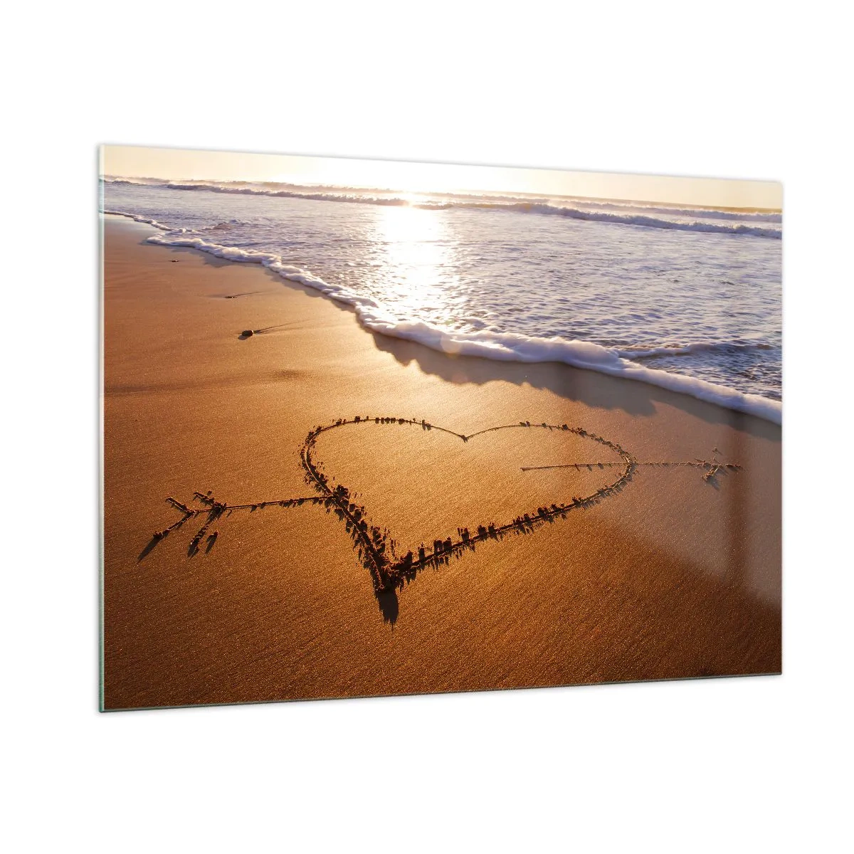 Tablou pe sticlă - Confesiune de vacanță - 100x70 cm