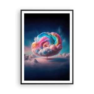 Poster în ramă neagră - Visul unui parc de distracții - 70x100 cm