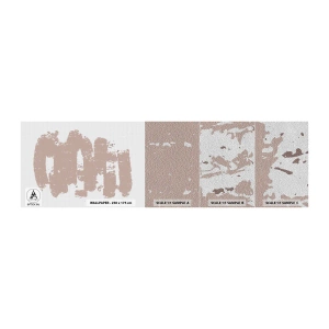Mostră tapet Premium Sand - Abstracție în roz moale - Abstracția, Gol, Minimalism - 100x30 cm