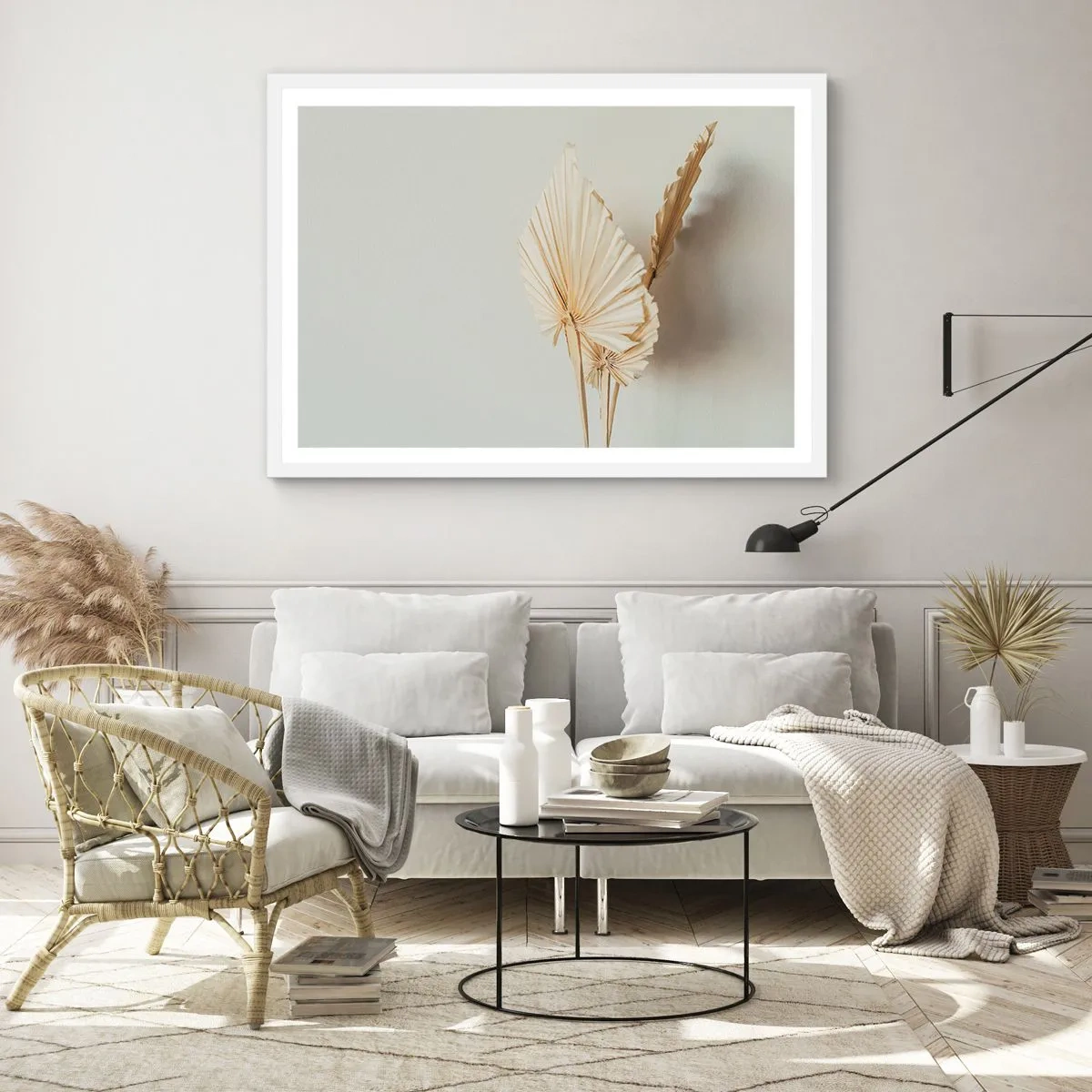 Poster în ramă albă - Când este nevoie de ușurare - 100x70 cm
