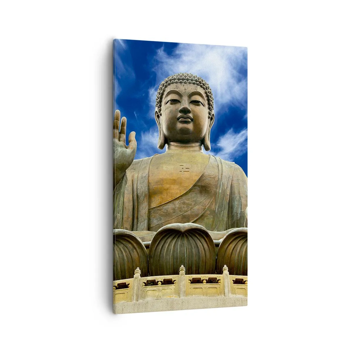 Tablou pe pânză - Trăiește fără teamă - 55x100 cm