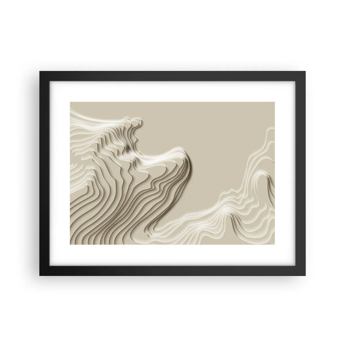 Poster în ramă neagră - Topografia artei - 40x30 cm
