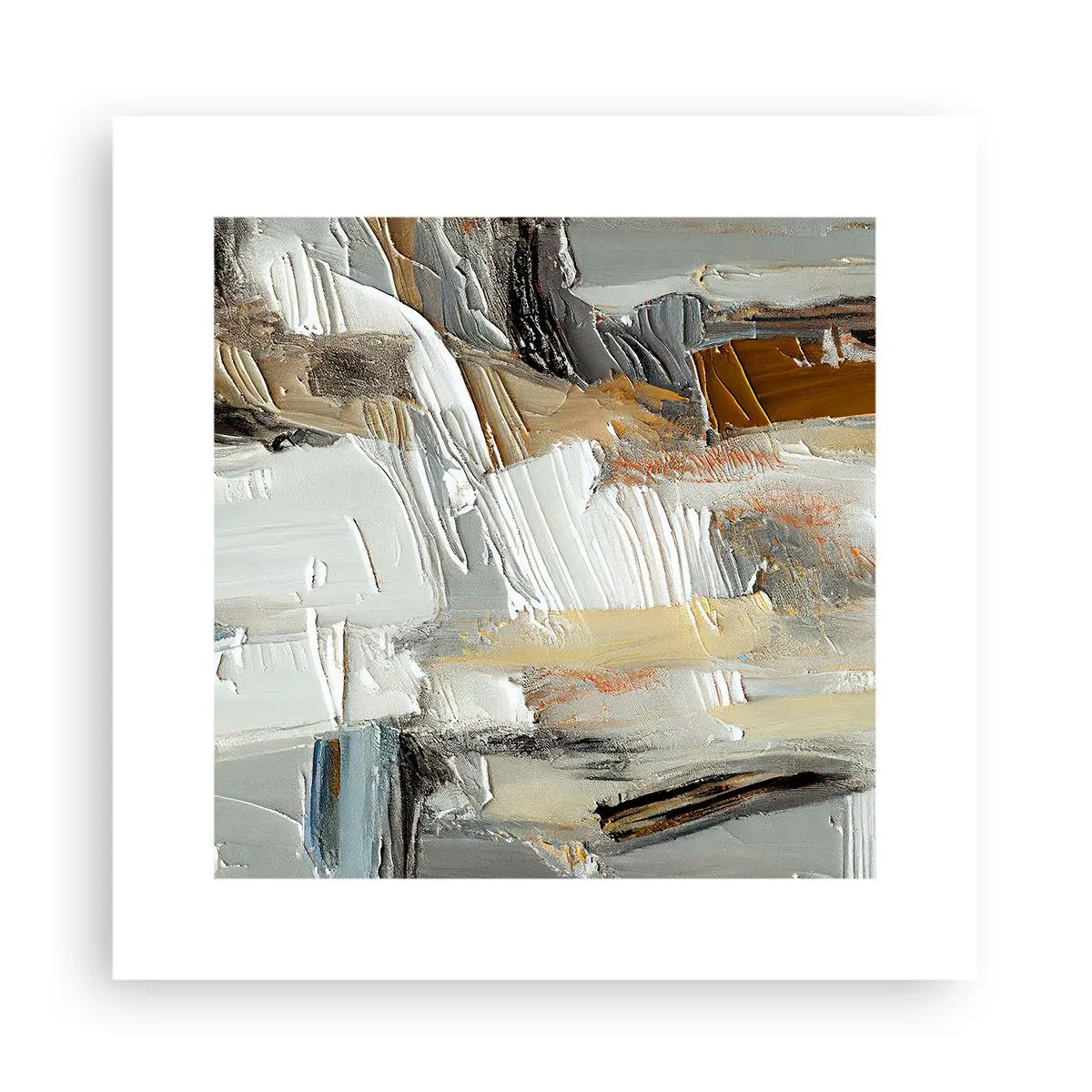 Poster - Stratificare colorată - 30x30 cm