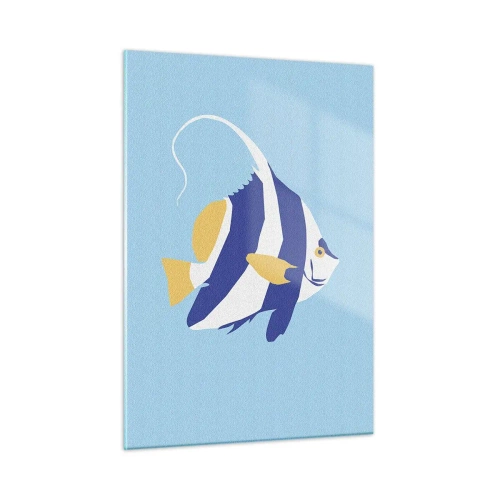 Tablou pe sticlă - Frumoasa din apele tropicale - 50x70 cm