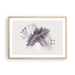 Poster în ramă de stejar deschis - Umbra unei umbre - 70x50 cm