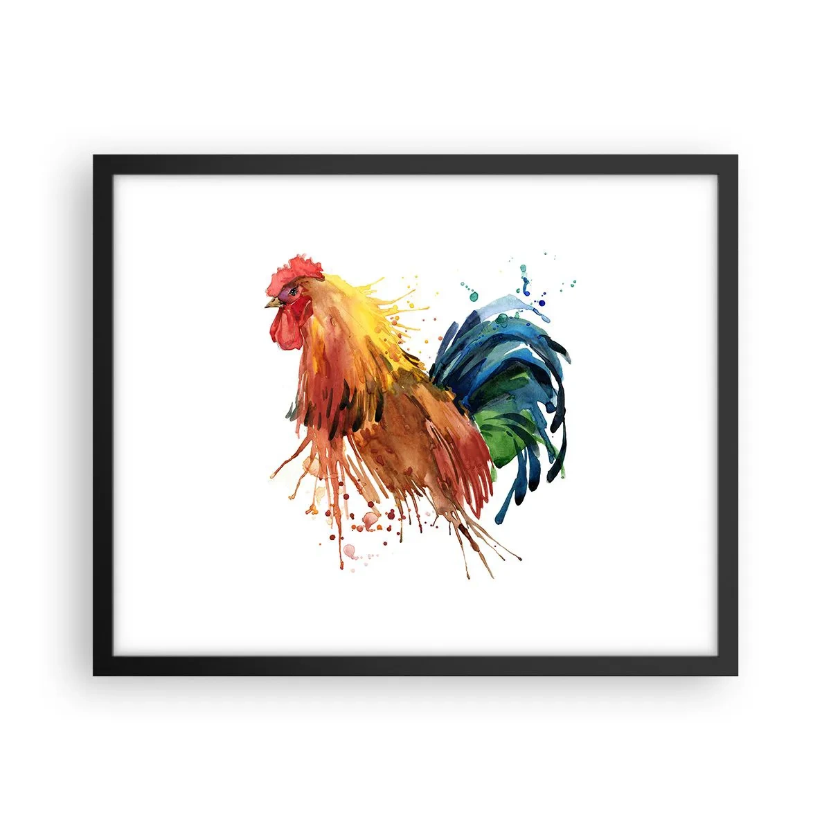 Poster în ramă neagră - Haina regală, mândria regală - 50x40 cm
