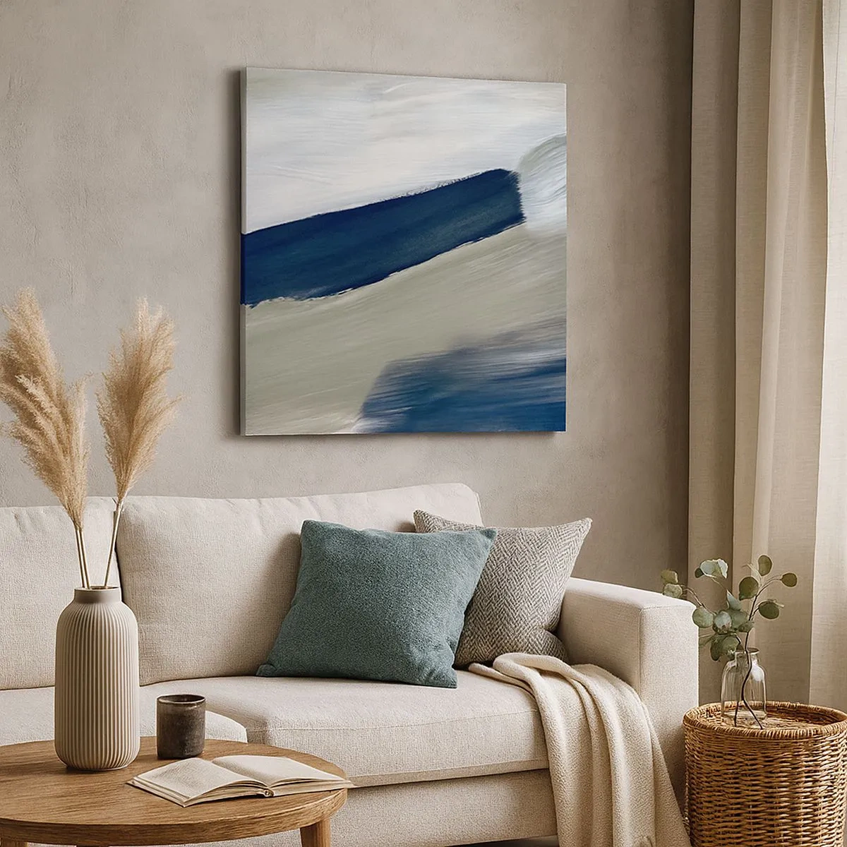 Tablou pe pânză - Întâlnire cu albul - 30x30 cm