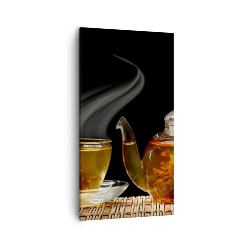 Tablou pe pânză - Magia și arta preparării ceaiului - 55x100 cm