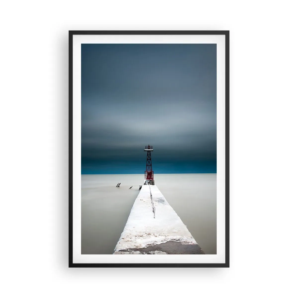 Poster în ramă neagră - Pentru a întâlni infinitul - 61x91 cm