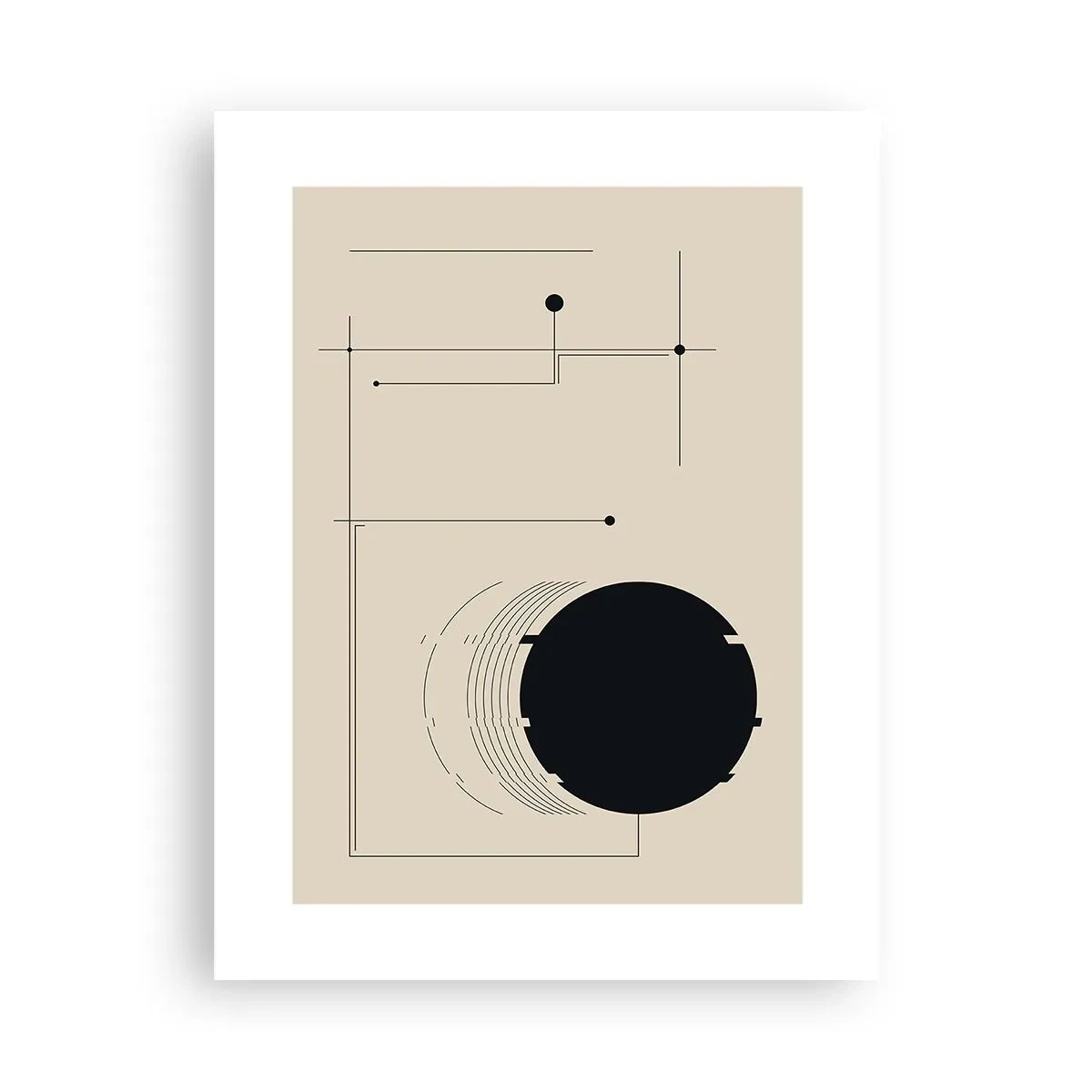 Poster - Compoziție flexibilă și dinamică - 30x40 cm