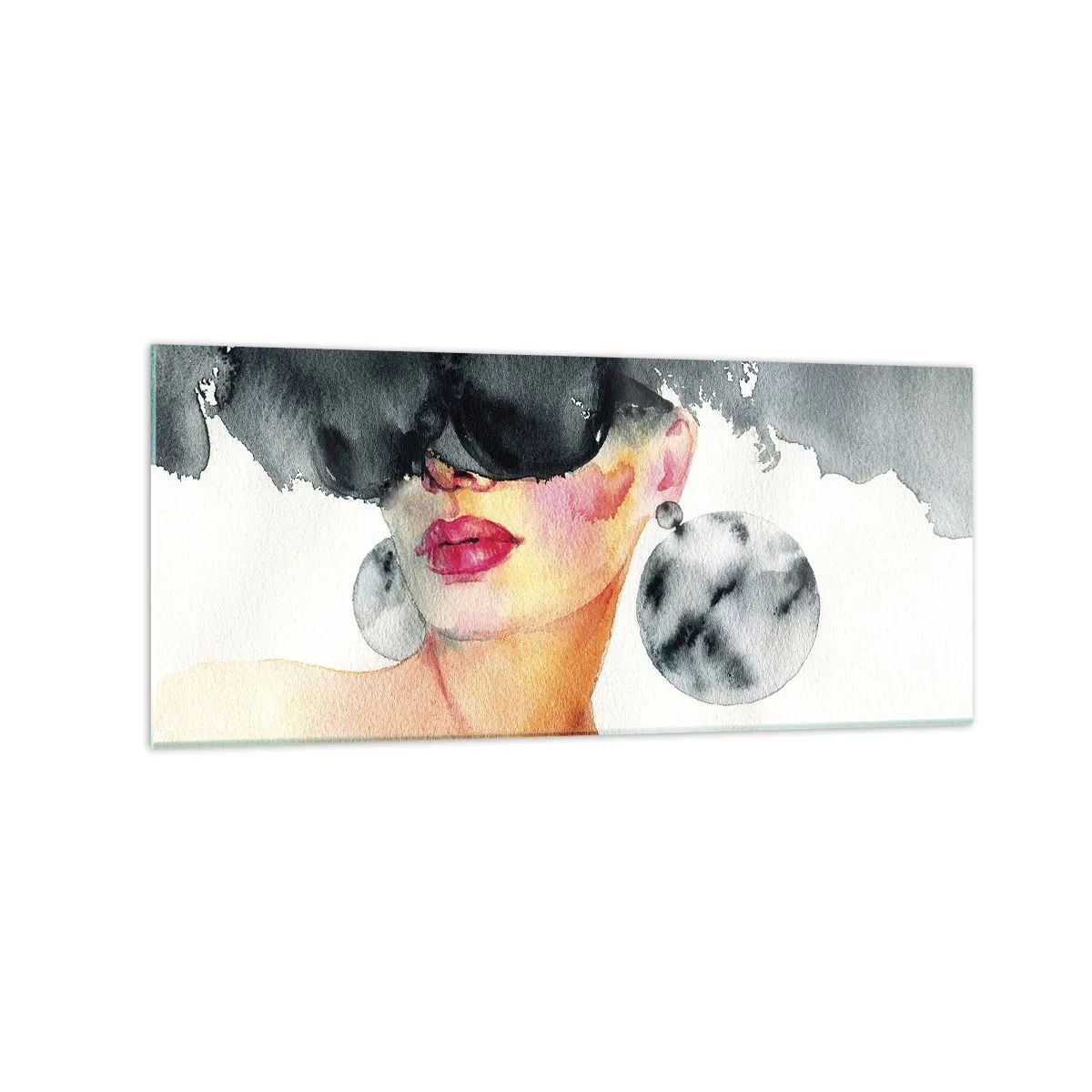 Tablou pe sticlă - Secretul eleganței - 120x50 cm
