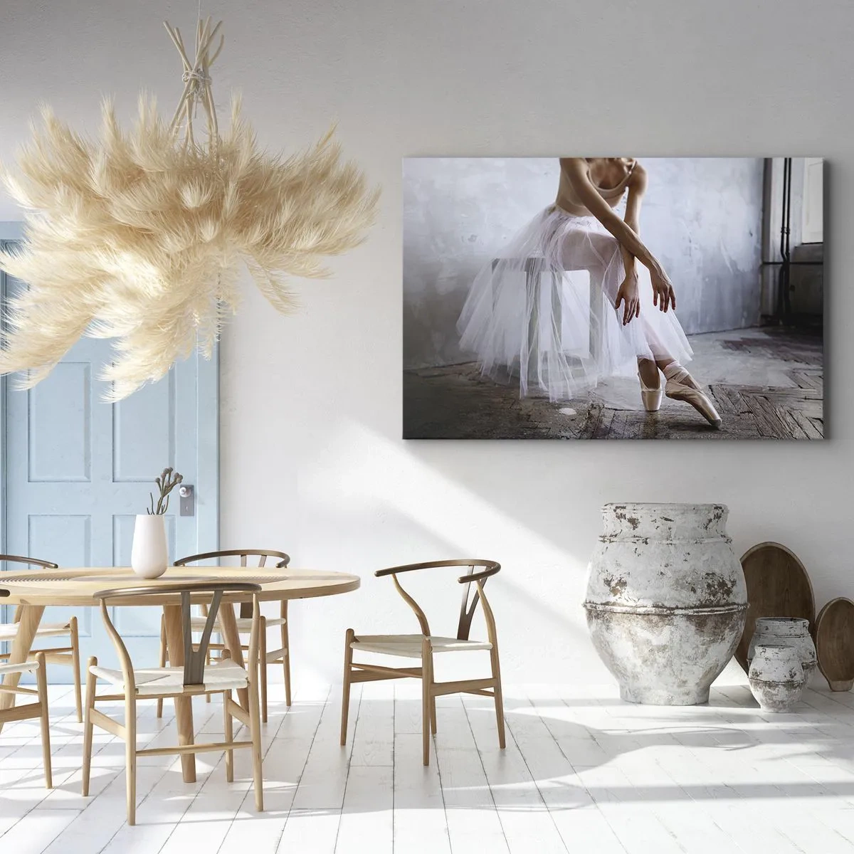 Tablou pe pânză - Înainte ca luminile rampei să strălucească - 100x70 cm