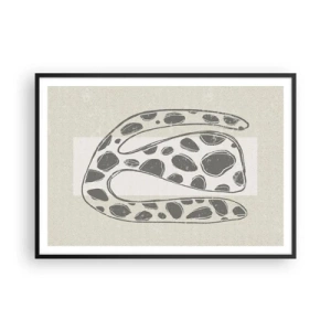 Poster în ramă neagră - O creatură bizară - 100x70 cm