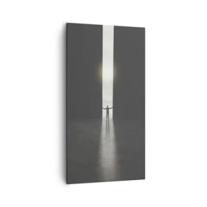 Tablou pe pânză - Un pas spre un viitor luminos - 55x100 cm