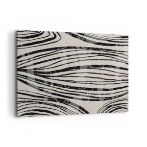 Tablou pe pânză - Deversare de linii - 120x80 cm