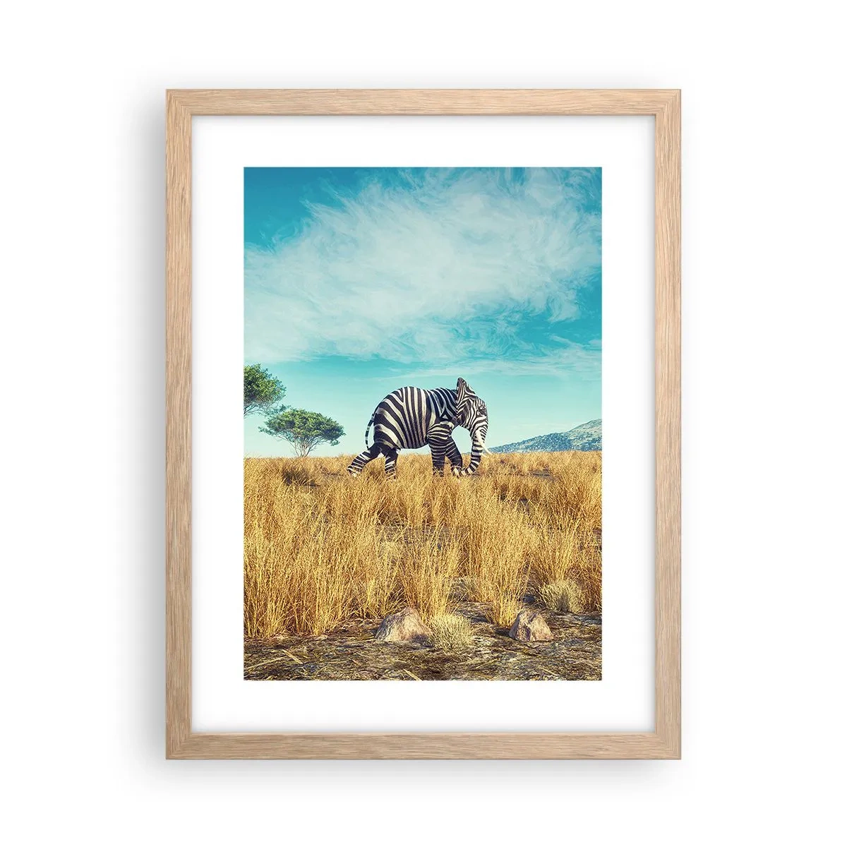 Poster în ramă de stejar deschis - Griul nu mai este la modă - 30x40 cm