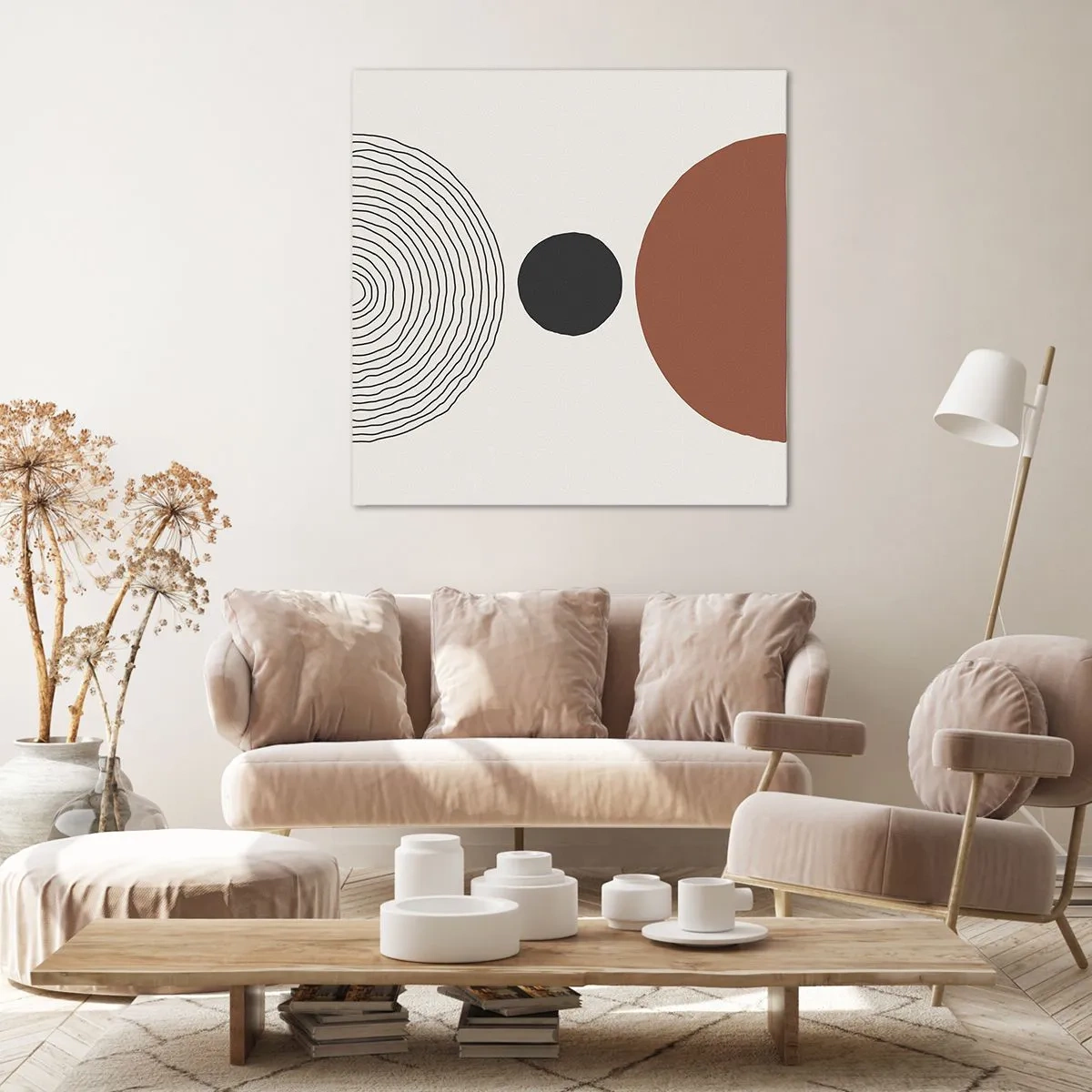 Tablou pe pânză - În centrul atenției - 70x70 cm