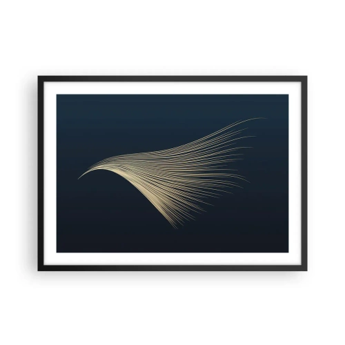 Poster în ramă neagră - Ca părul unui înger - 70x50 cm