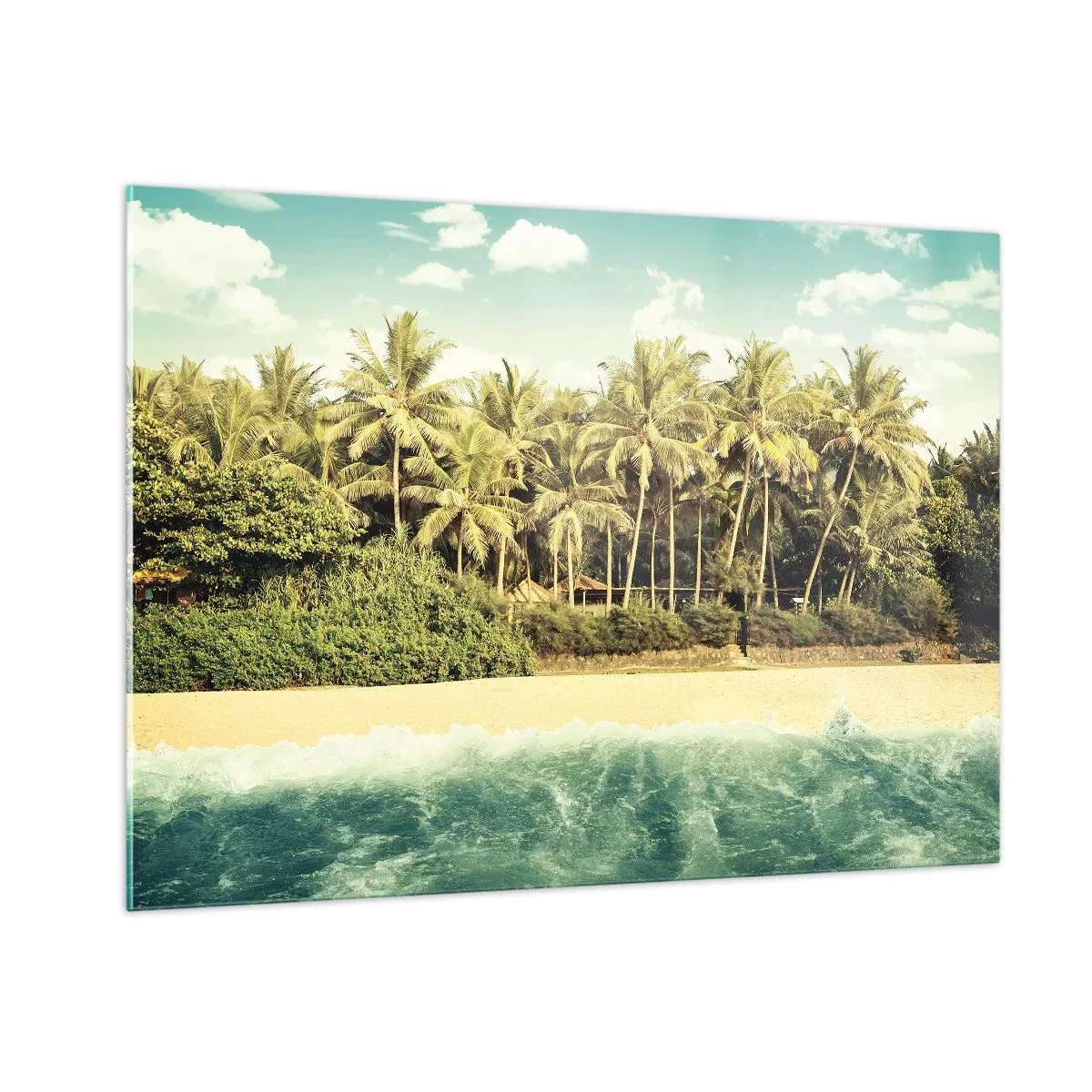 Tablou pe sticlă - Ce zici de aici? - 100x70 cm