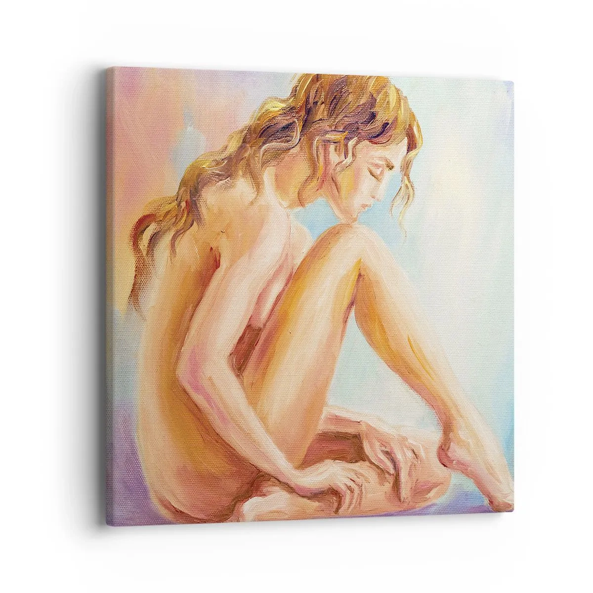 Tablou pe pânză - Gest de tinerețe - 40x40 cm