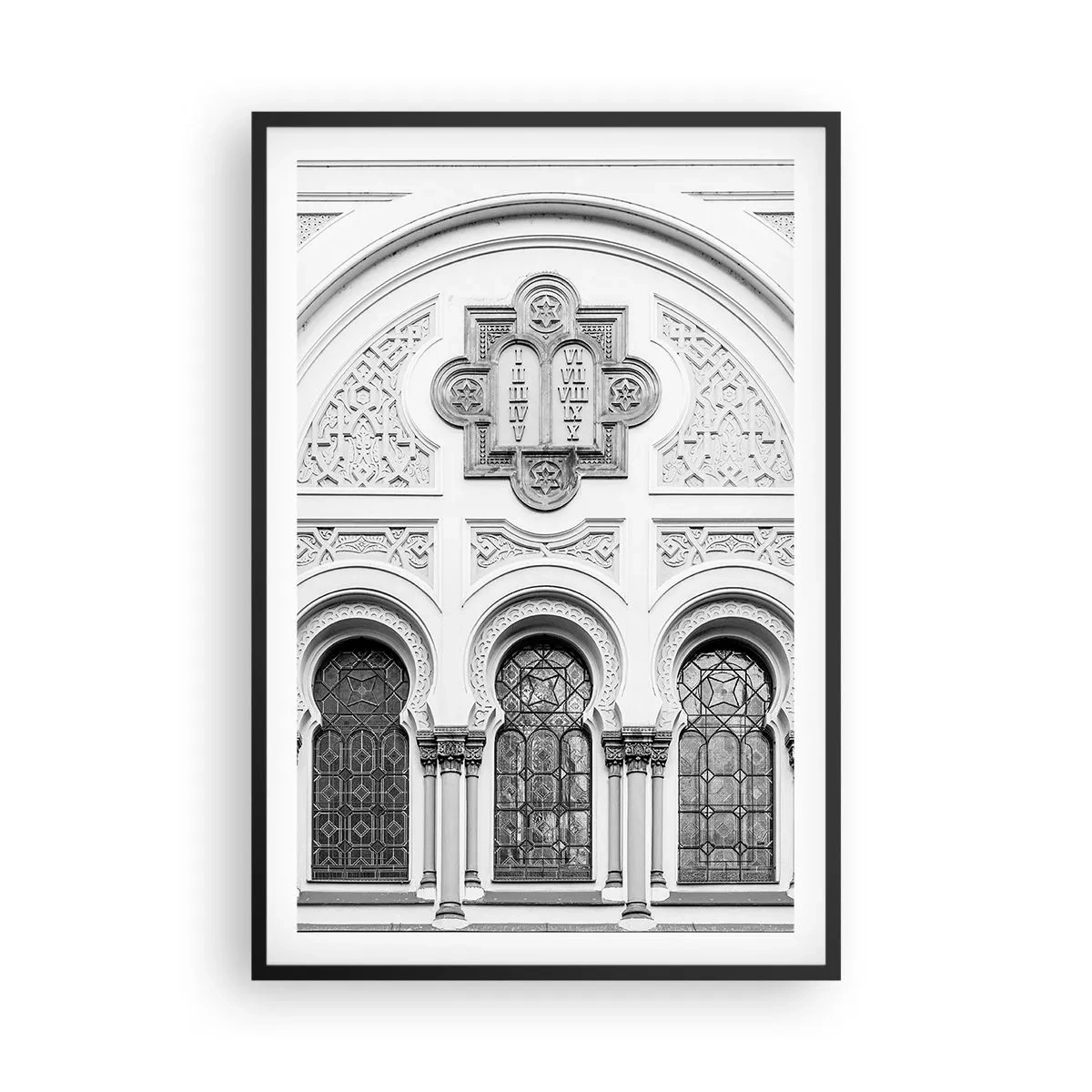Poster în ramă neagră - La granița dintre culturi - 61x91 cm