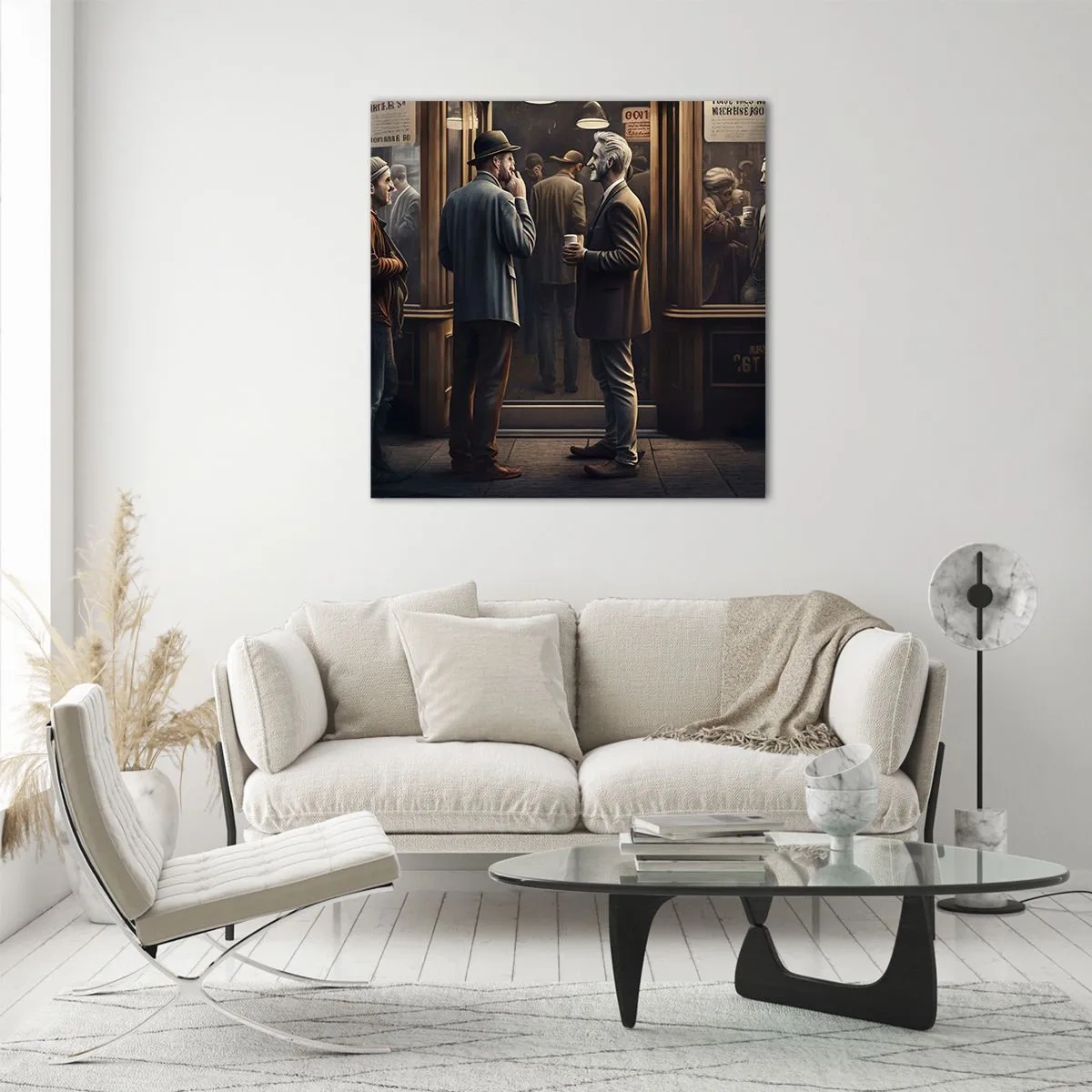 Tablou pe sticlă - Cel mai bun moment al zilei - 30x30 cm