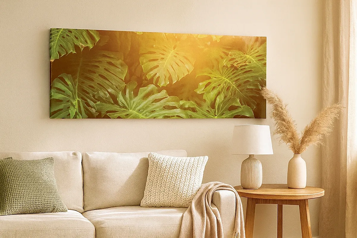 Tablou pe pânză - Poftiți în verde - 30x30 cm