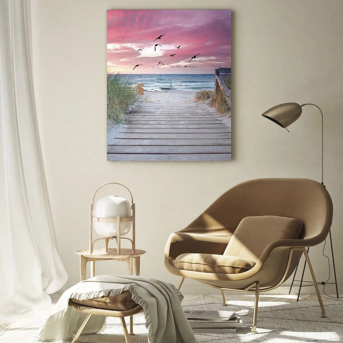 Tablou pe sticlă - Impresie baltică - 50x70 cm