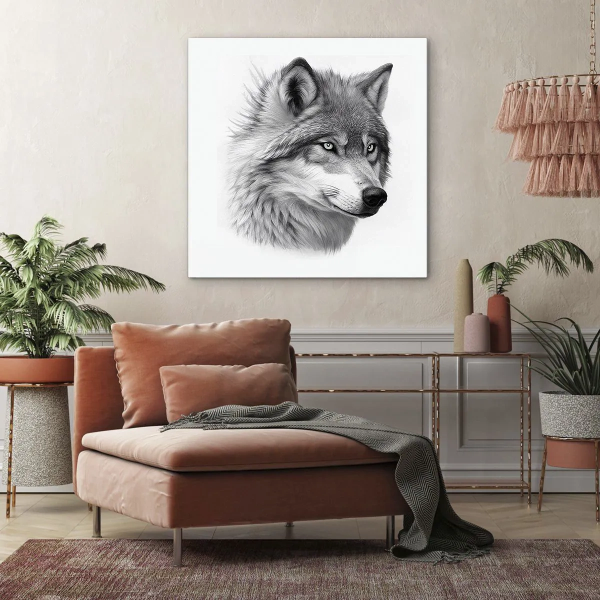 Tablou pe pânză - Alfa - fără îndoială - 60x60 cm