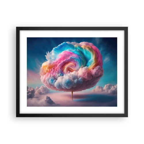 Poster în ramă neagră - Visul unui parc de distracții - 50x40 cm