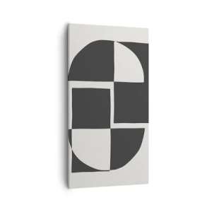 Tablou pe pânză - Antiteză - sinteză - 55x100 cm