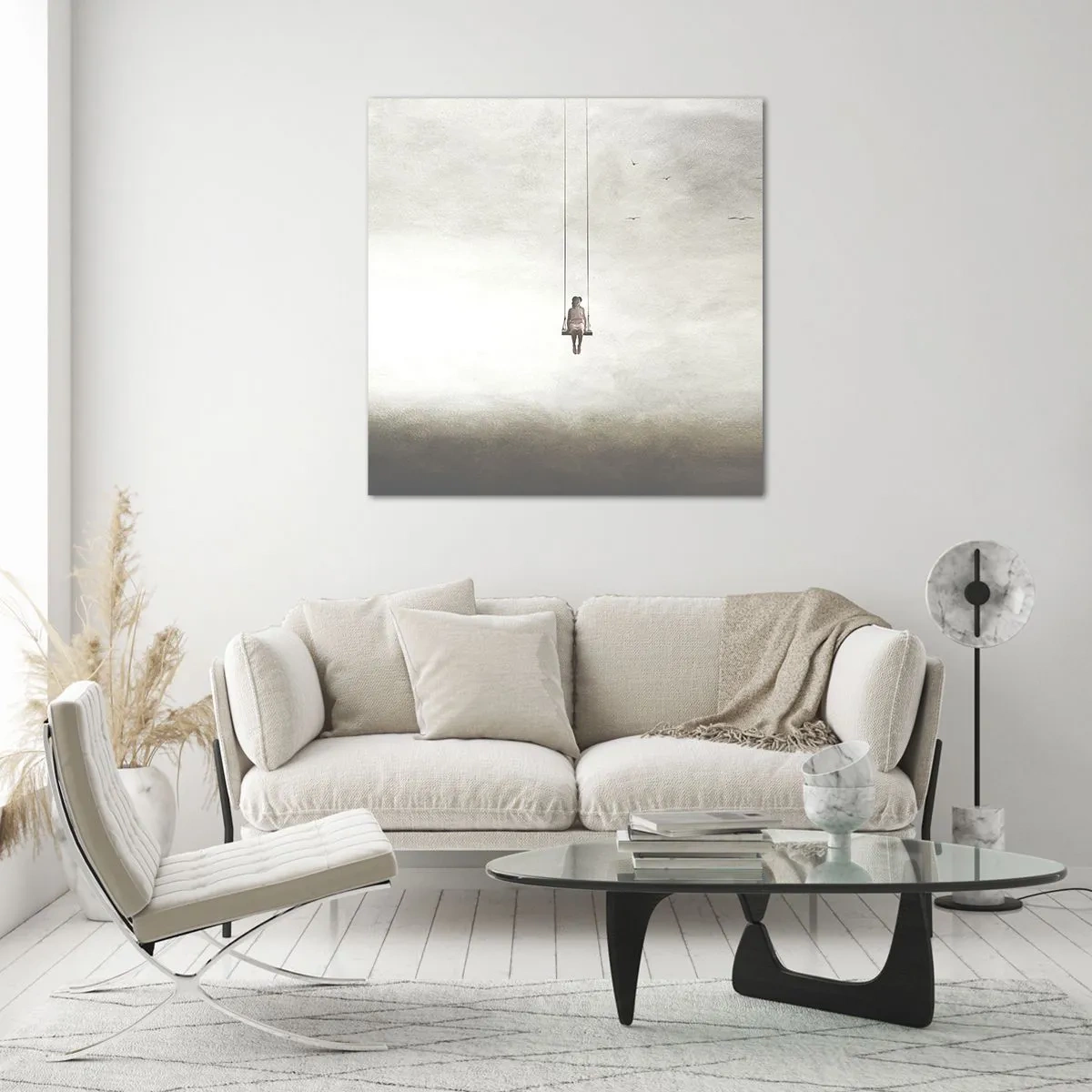 Tablou pe sticlă - Copilul din noi - 70x70 cm