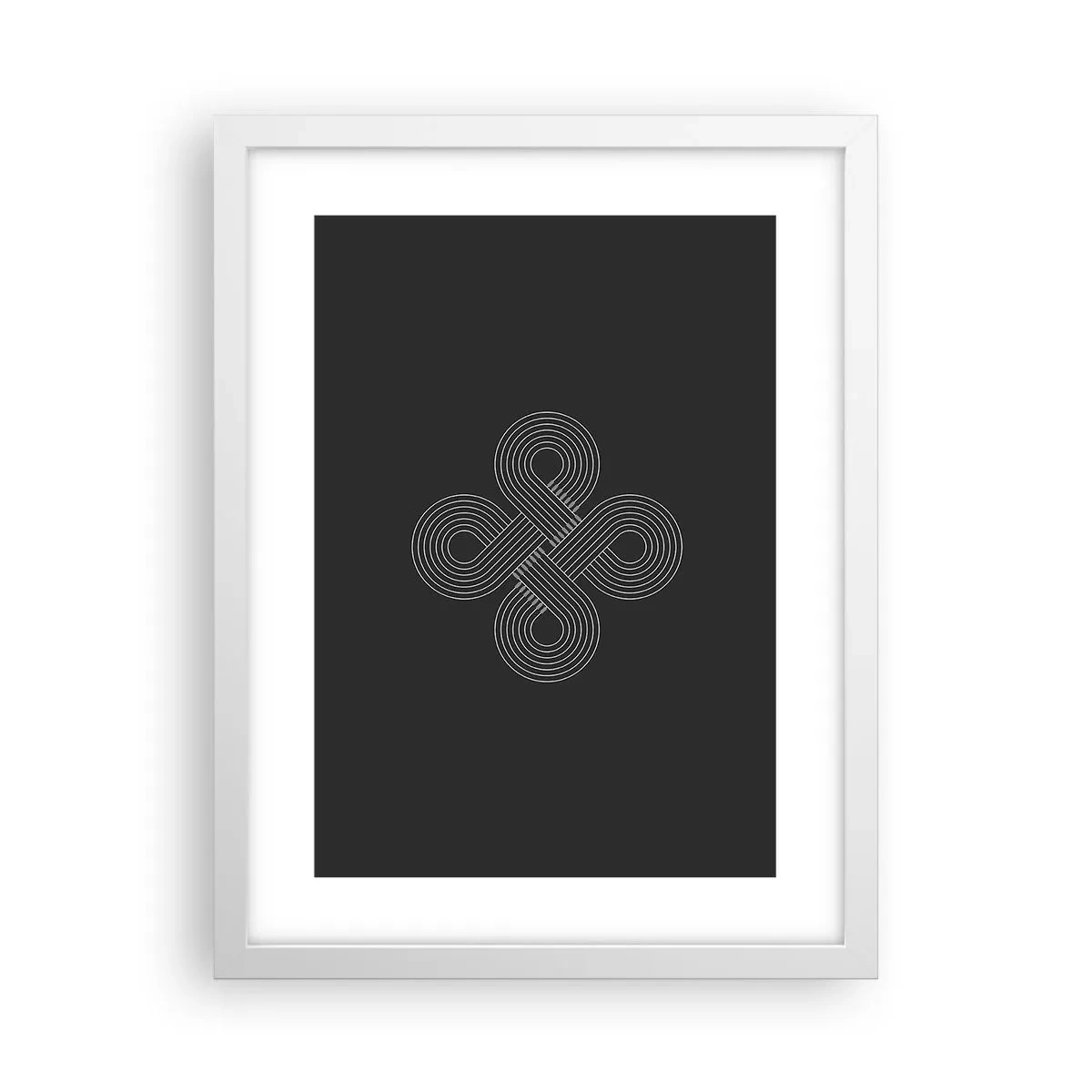 Poster în ramă albă - În spirit celtic - 30x40 cm