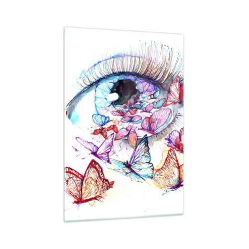Tablou pe sticlă - Ochi de basm - 70x100 cm