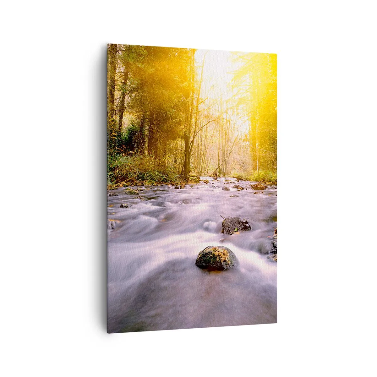 Tablou pe pânză - Malachit în rame de argint și aur - 80x120 cm