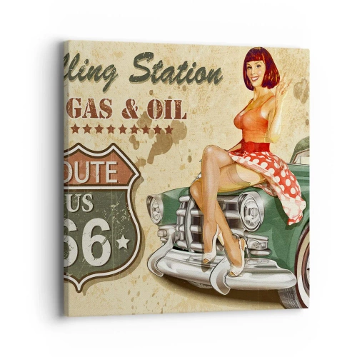 Tablou pe pânză - Extraordinari ani '40. - 40x40 cm