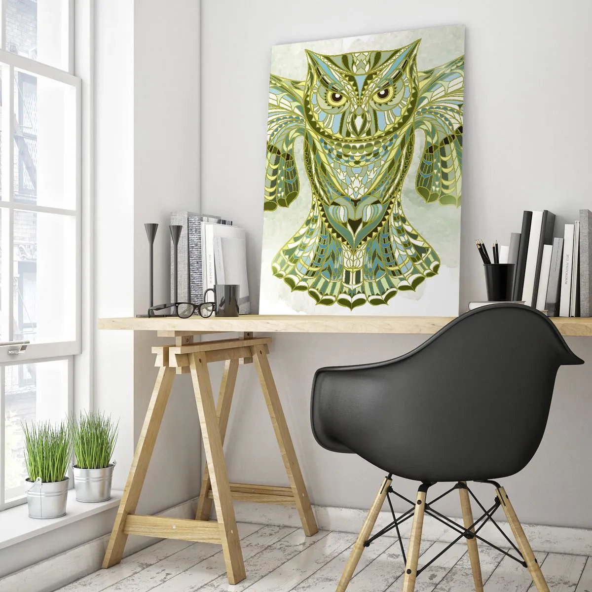 Tablou pe sticlă - Dintr-o pădurice sacră celtică - 80x120 cm